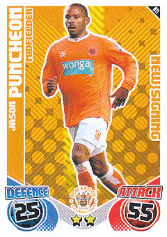 Jason Puncheon Blackpool 2010/11 Topps Match Attax New Signing #N11